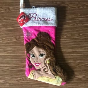 NWT Disney Princess Belle Christmas Stocking